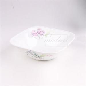 코렐 파스텔멜로디 사각 습볼 미니샐러드볼 사각대접 습그릇 스프그릇 스프볼 죽그릇