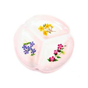 (set)러블리 삼각절 나눔접시(중)5개 반찬 소스 양념 그릇 식기