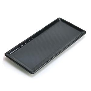 업소용 멜라민 스시사라접시 대 검정색 생선구이 초밥 일식 한식 식당