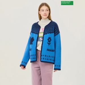 베네통 다람쥐 니트 가디건 BAKC63461