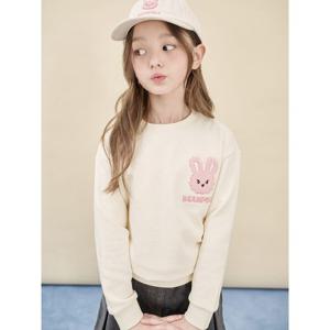 [빈폴키즈] 부클자수 토끼 빙키 스웨트 셔츠  아이보리 (BI5X41U040)