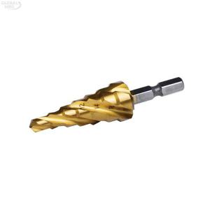 이엑스파워 헤리컬스텝드릴 4날 육각 2M 4~12 EPD-2H TIN