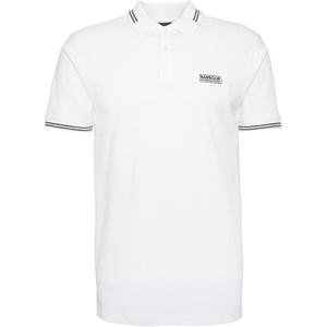 바버  남성 에센셜 카라 반팔 티셔츠 MML1381 WH11