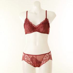 [비너스 란제리] 오르화 러스트 데이지 레이스 브라CD컵+망사팬티 세트 OBR5941CDOPT