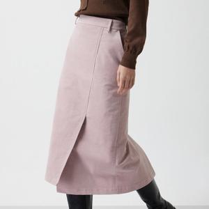 [주크] 코듀로이 H라인 스커트