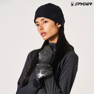 [스파이더] 공용 벙어리 덮개 터치 플리스 러닝 장갑 SPKWANGL231MBLK