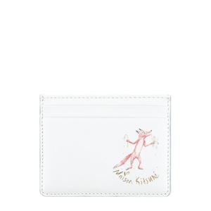[메종키츠네] 23SS (JU05300LC0033 OFF WHITE) 남녀공용 올리 플라워 카드지갑