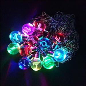 십이간지 전구 LED 목걸이 소