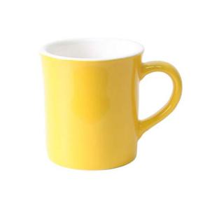 모던 심플컬러 머그컵 (옐로우) 도자기머그컵 머그잔