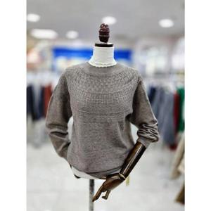 스테파니 세이브존08 물결 반목 니트 N25NW5408