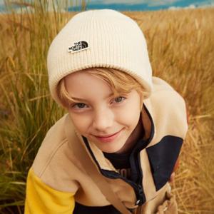 [노스페이스 키즈]  NE3BR52U 크림 컴피 비니 모자 NE3BR52U