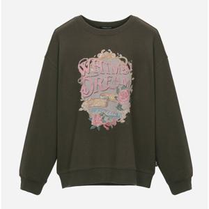 [써스데이아일랜드]원포인트 플라워 스웨트셔츠 T256MST132W