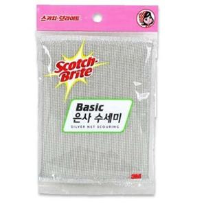 3M 베이직 은사 수세미 2개입 주방용품 수세미 다목적수세미 스카치브라이트수세미 3M수세미 망사수세미 청결수세미 양면수세미 삼중수세미