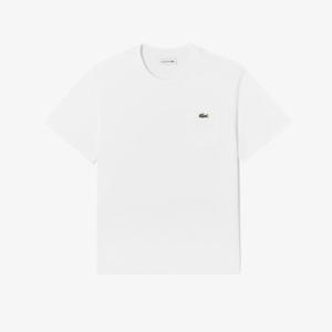 [라코스테공식] 남성 베이직 크루넥 포켓 티셔츠 TH280E-55G 001