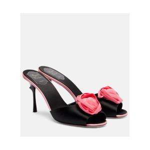 로저비비에 Rose Vivier 85 플로럴 새틴 뮬 P01104877