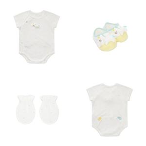 [블루독베이비] 26SS (IV)포니뱀부바디수트손싸개양말 3PCS세트 (46170040010102) 4617004001