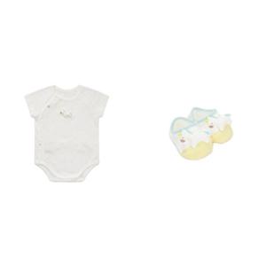 [블루독베이비] 26SS봄신상 (IV)포니뱀부바디수트 양말 2PCS세트 (461700400101) 4617004001