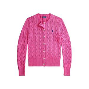 폴로 랄프로렌 폴로 자수 케이블 니트 가디건 211971868012 PINK