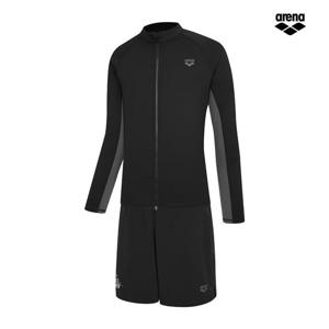 아레나 보헤미안 레귤러핏 래쉬가드 세트 A6BM1PC02 BLK