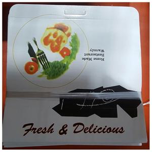 종이도시락용기(하나팩 1인용 50입) 일회용도시락 캠핑일회용도시락 종이도시락 나들이일회용도시락 행사일