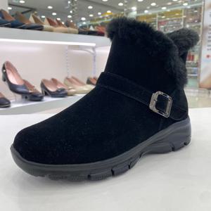 [에스콰이아]여성 퍼 방한 앵클부츠 YADWSB62IBK HSDH2A GN