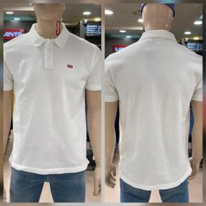 리바이스 베이직 반팔 카라 티셔츠 화이트 35883-03