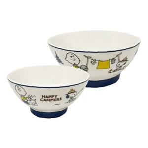 스누피 피너츠 키요 도자기 1인 공기대접세트 그릇