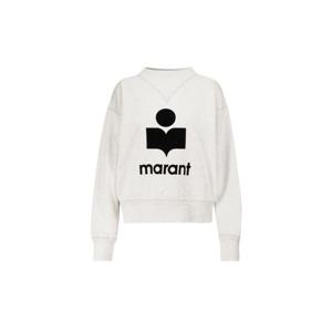 Isabel Marant이자벨 마랑 모비 스웨트셔츠 에크루 블랙 SW0033-00M017E-23EC