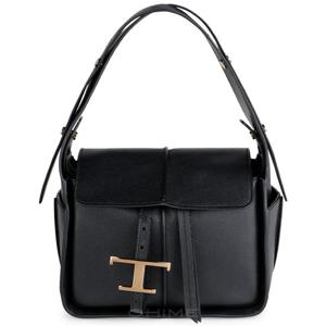 [오늘발송] 토즈 숄더백 T 타임리스 메신저 블랙 XBWTSBY0100