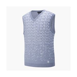 데상트 GOLF 남성 니트 풀오버 브이넥 베스트 (DP11MFKV23) DP11MFKV23_MBLG 279783