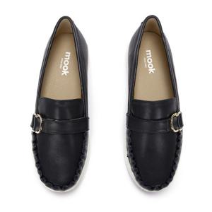 [무크]여성 장식 몰드형 봉합로퍼 422206 QB 네이비a