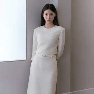 [잇미샤] 26 S S A라인 벨티드 스커트 ITQ2ZSK500 ITQ2ZSK500