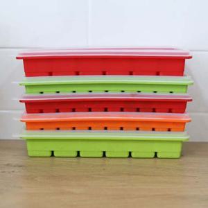 여름 홈카페 국내생산 스틱형 실리콘 얼음트레이 6홀