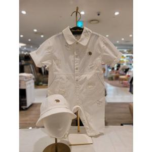 [쇼콜라] 쇼콜라 쿠크점프슈트모자세트 (TTPMQA102A)남아여름외출복백일돌선물 TTPMQA102A