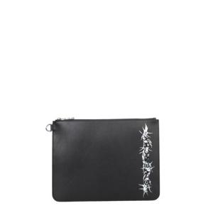 지방시 남성 블랙 가죽 클러치 BK6093K1C2_001