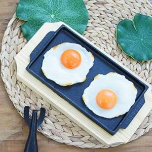 무쇠주물 다용도 사각팬 2사이즈 집게포함 인덕션가능