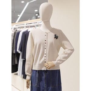 [숲] SOUP 숲 버튼 배색 포니 라운드 가디건 (SC2GD8E) SC2GD8E