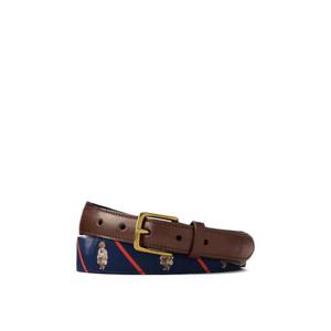 폴로 랄프로렌 폴로 베어 레더 트리밍 벨트 405P07872