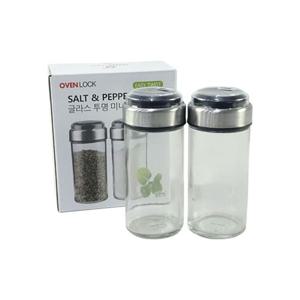 오븐락 투명 미니 양념통 2조