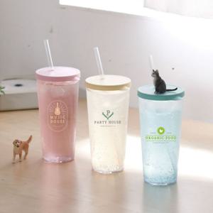 국내생산 주문 제작 심플 빨대컵 670ml