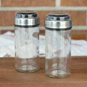 글라스 투명 미니양념통 2SET