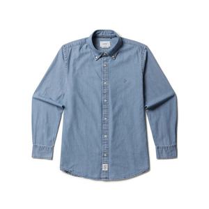 [올젠] ZBG1WC1201 남성 에센셜 데님 셔츠 ZBG1WC1201