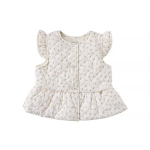 [밍크뮤] 밍크뮤ch 플라워패딩베스트(출산신생아백일돌유아베이비선물) (3611413102) 3611413102