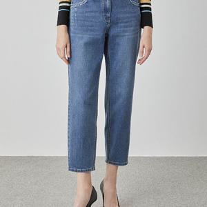 [올리비아로렌]MARIO자바라포인트 베기데님VVCMP5S1361