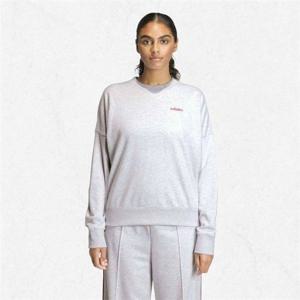 아디다스 쉽게 레이어링할 수 있는 루즈핏 시즈널 에센셜 컬러팝 자수 그래픽 스웨트셔츠(KC3997) 2548912