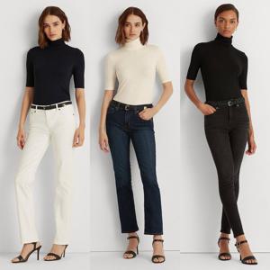 폴로 랄프로렌 Polo Ralph Lauren 200672214001 ST 여자 반팔 터틀넥 니트 스웨터