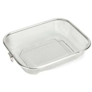 사각바구니 소쿠리 스테인레스 사각바구니(메쉬)-소