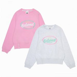 내셔널지오그래픽키즈  (K261GSW020__) 여아 그래픽 맨투맨 티셔츠 긴팔