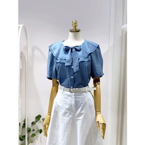 [올리브데올리브] 올리브데올리브 (OW5MB554A) 프릴 카라 리본 블라우스 OW5MB554