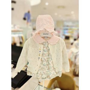 [압소바] 릴 우주복 (모자포함) 니트가디건 세트 26년봄신상 (A1122301A6) A1122301